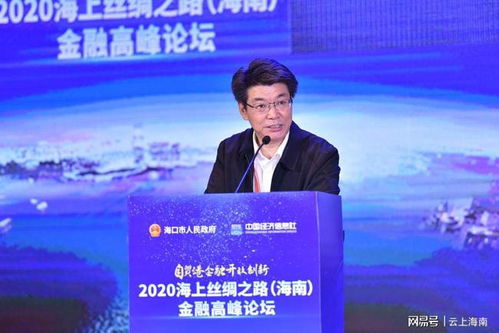 2020海上絲綢之路海南金融高峰論壇在?？谂e行，探討經濟貿易新機遇